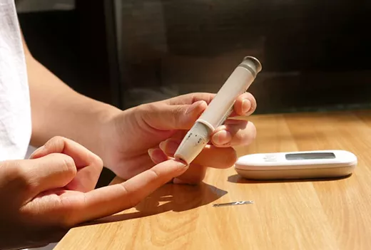 A selection of common breakfast foods including fruit, yoghurt and cereals